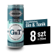 Bezalkoholowy drink GIN and TONIK 250ml - 8 szt